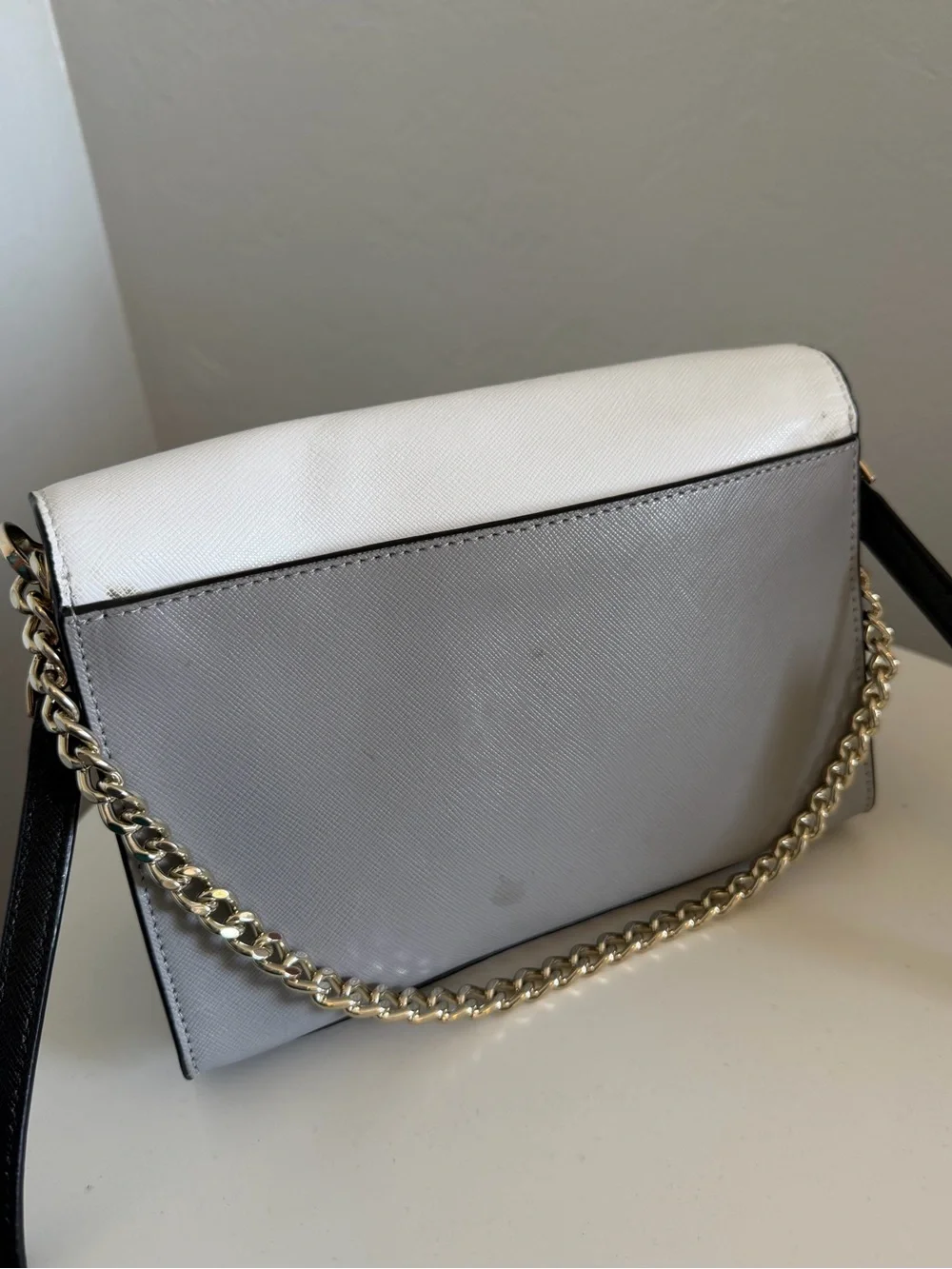 Kate Spade Carson Convertible Crossbody Purse - Grey/Black/White
